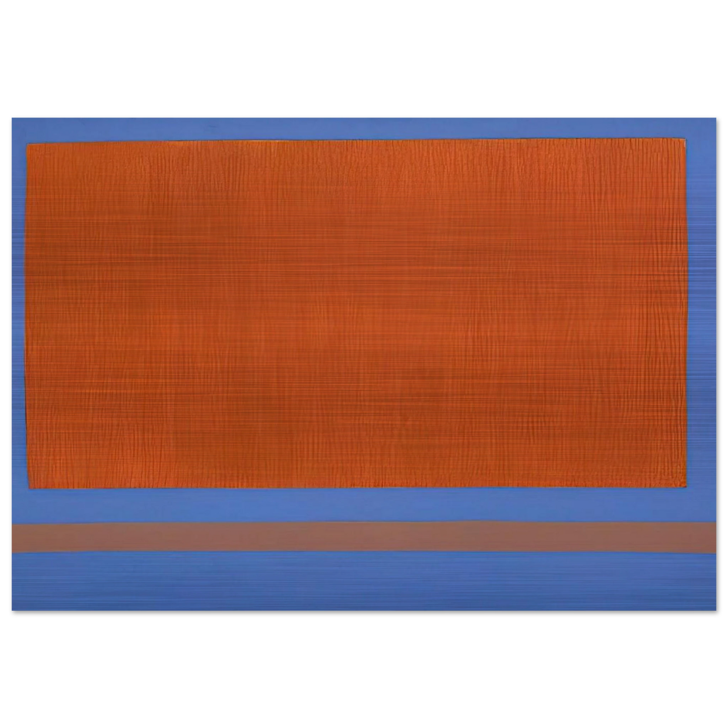 Classic Yellow Sun-Box - 1968 - Theodoros Stamos Brushed Aluminum Print - 70x100 cm / 28x40 inches | Theodoros Stamos Aluminum Print | Theodoros Stamos Prints