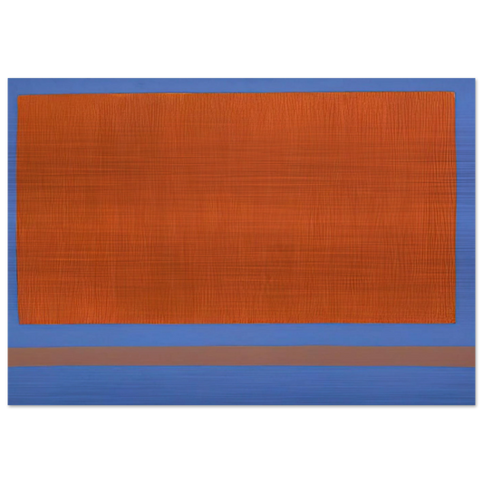 Classic Yellow Sun-Box - 1968 - Theodoros Stamos Brushed Aluminum Print - 70x100 cm / 28x40 inches | Theodoros Stamos Aluminum Print | Theodoros Stamos Prints