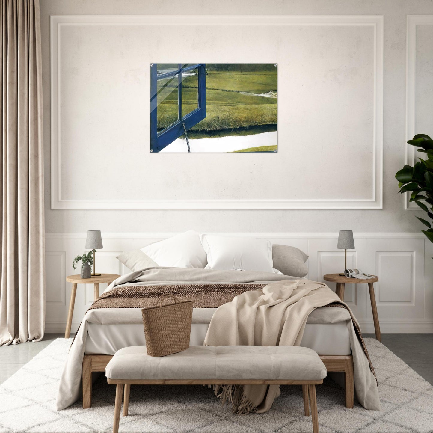 LOVE IN THE AFTERNOON - Andrew Wyeth Acrylic Print - 70x100 cm / 28x40″ inches