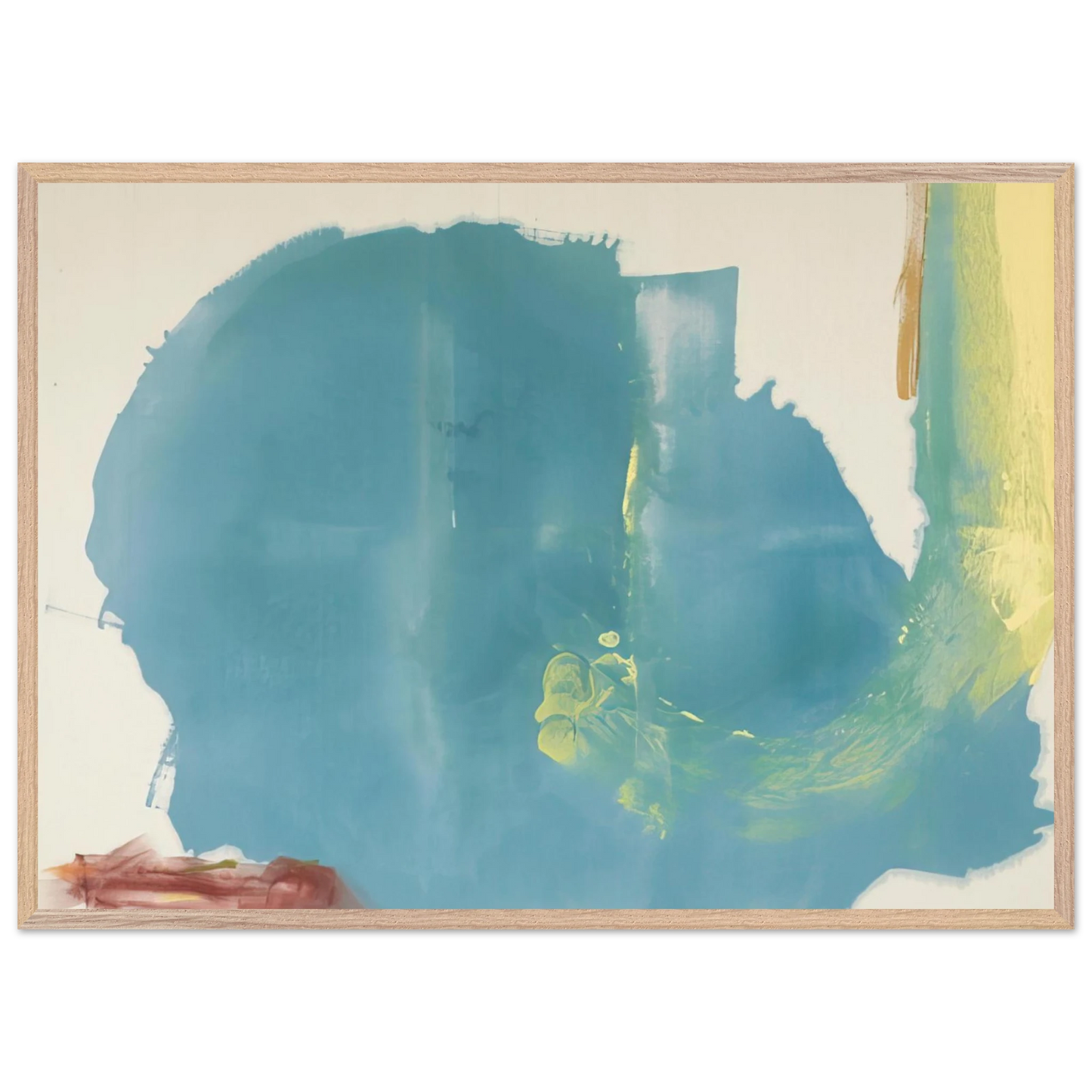 Helen Frankenthaler - Where Necessary - 1977 Wall art - 30x45 cm / 12x18 inches - Fine Art Poster-canvas - -