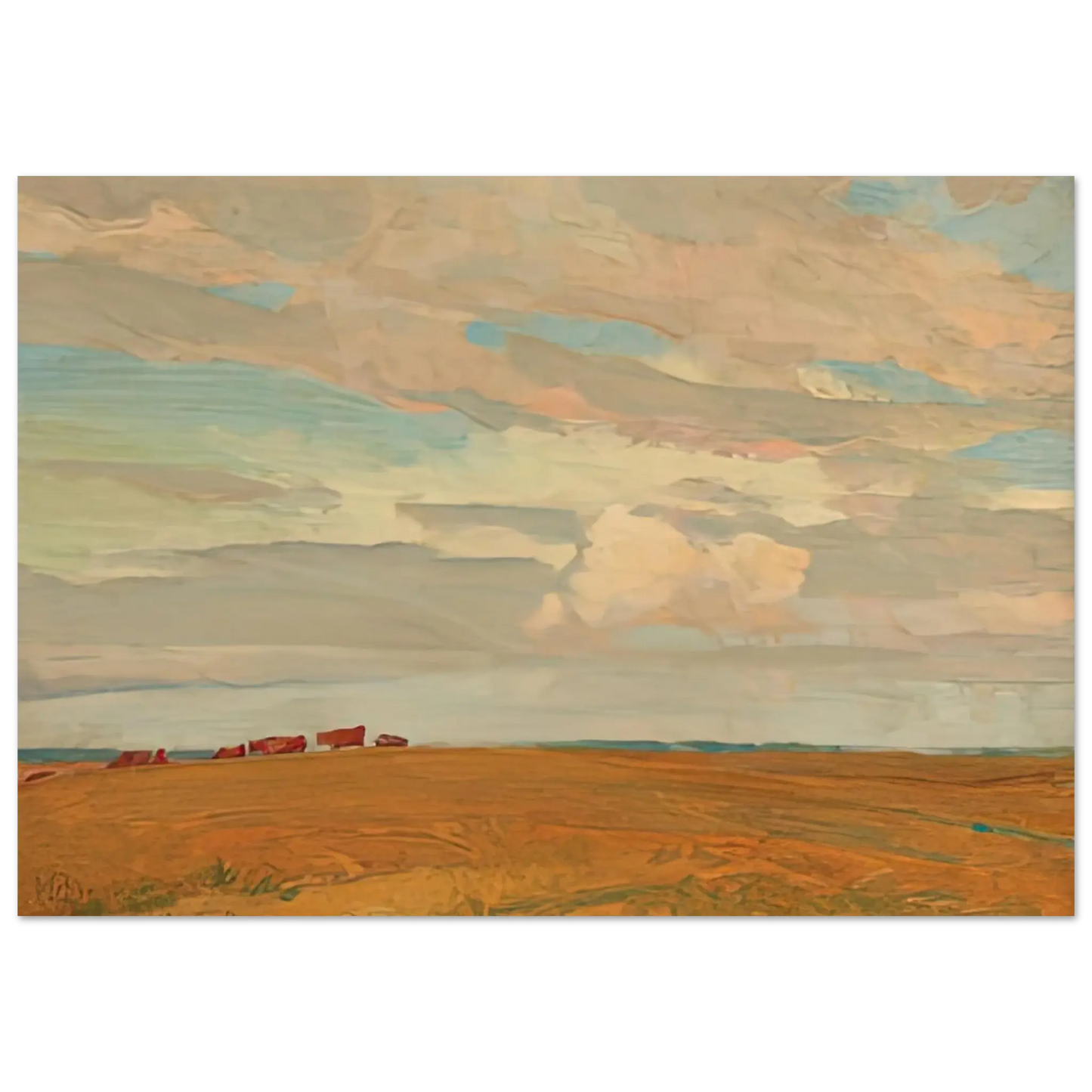 Maynard Dixon - PRAIRIE SAND HILL CAMP MAY 1921 1921 Wall art - 50x70 cm / 20x28 Inches - Fine Art Poster - -