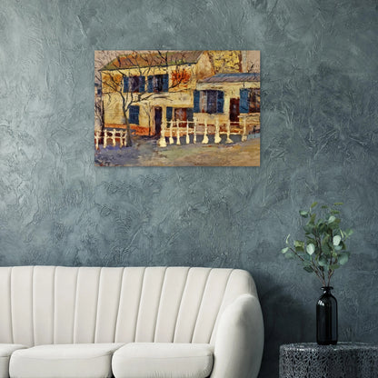LAPIN AGILE 1 - Maurice Utrillo Brushed Aluminum Print - 70x100 cm / 28x40 inches | Maurice Utrillo Aluminum Print | Maurice Utrillo Prints