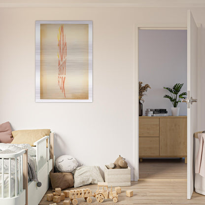 ANGLE STUDY LARGE TRADEMARK 1962 - Edward Ruscha Brushed Aluminum Print - 70x100 cm / 28x40 inches | Edward Ruscha Aluminum Print | Edward Ruscha Prints