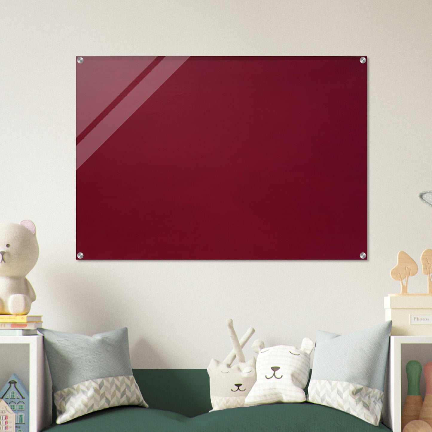 Microchromie 71, ZL Fushia - Fernand Leduc Acrylic Print - 70x100 cm / 28x40″ inches