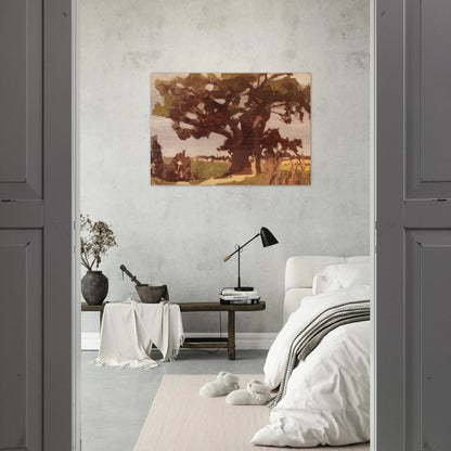 BLASTED OAK BOHAIN 1903 - Henri Matisse Brushed Aluminum Print - 70x100 cm / 28x40 inches | Henri Matisse Aluminum Print | Henri Matisse Prints