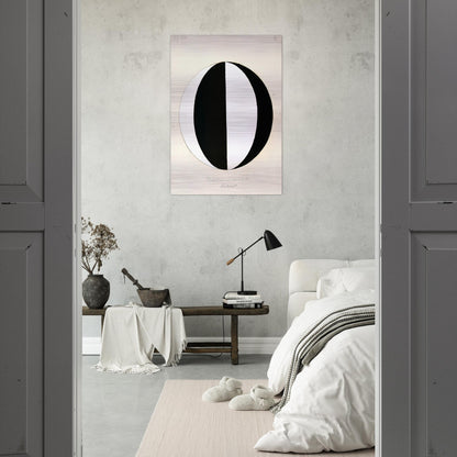 THE MAHATMAS PRESENT STANDING POINT SERIES II NO 2A 1920 - Hilma af Klint Brushed Aluminum Print - 70x100 cm / 28x40 inches | Hilma af Klint Aluminum Print | Hilma af Klint Prints