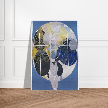 THE LARGE FIGURE PAINTINGS NR 5 1907 - Hilma af Klint Brushed Aluminum Print - 70x100 cm / 28x40 inches | Hilma af Klint Aluminum Print | Hilma af Klint Prints