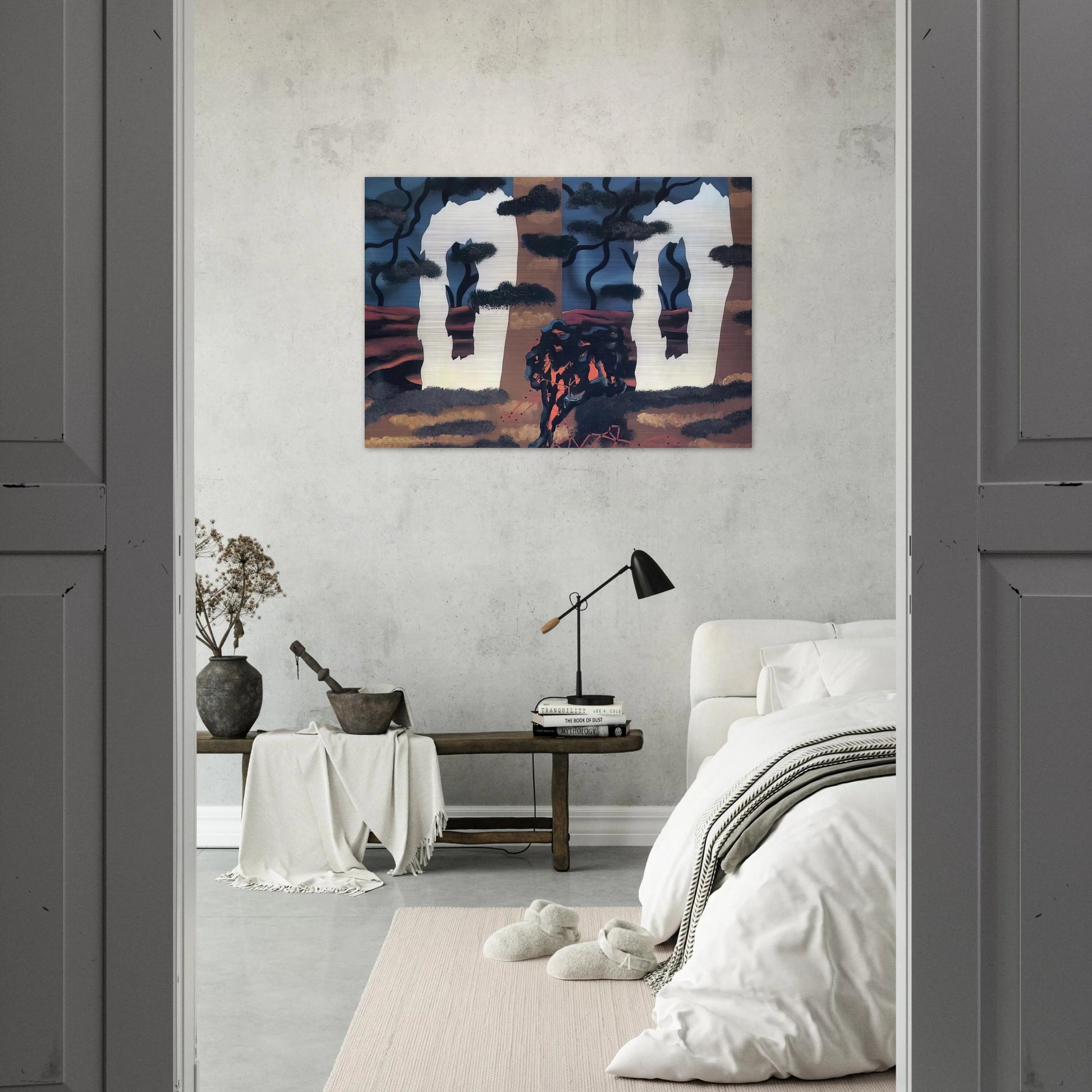 A TASTE OF THE INVISIBLE 1927 - Rene Magritte Brushed Aluminum Print - 70x100 cm / 28x40 inches | Rene Magritte Aluminum Print | Rene Magritte Prints