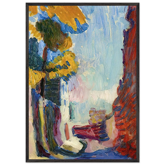 ARCUEIL 1899 - Henri Matisse 70x100 cm / 28x40 inches Framed Art Print – Black Wooden Frame