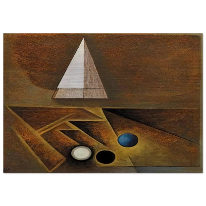 Sketch Painted in Santa Fe, New Mexico - 1944 - Lawren Harris Brushed Aluminum Print - 70x100 cm / 28x40 inches | Lawren Harris Aluminum Print | Lawren Harris Prints