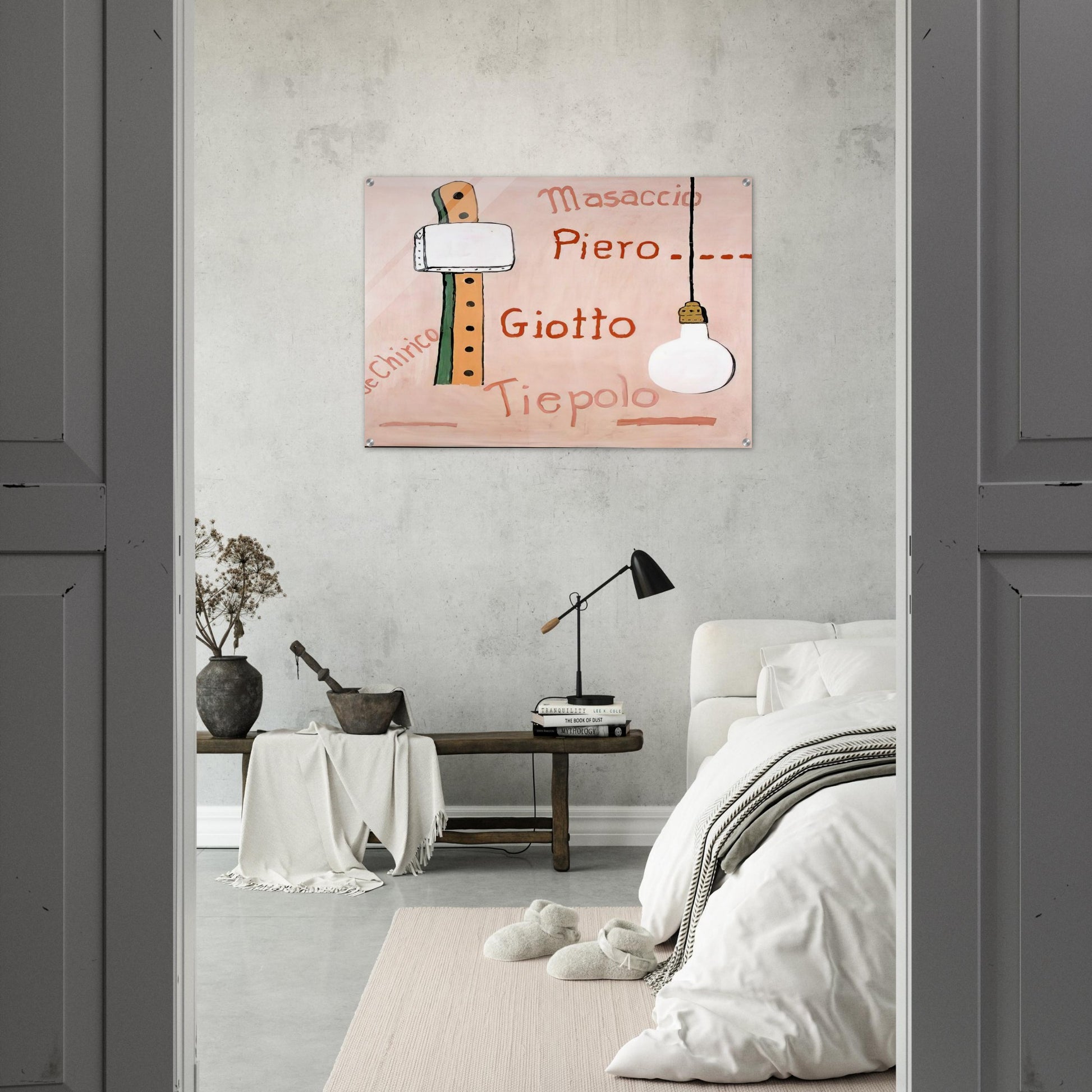 PANTHEON 1973 - Philip Guston Acrylic Print - 70x100 cm / 28x40″ inches
