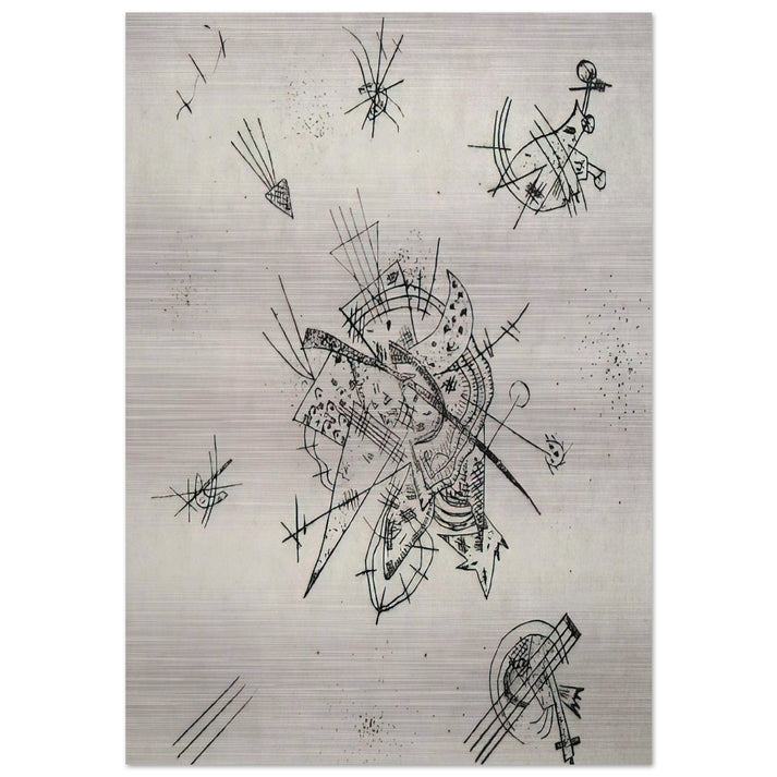 SMALL WORLDS X 1922 - Wassily Kandinsky Brushed Aluminum Print - 70x100 cm / 28x40 inches | Wassily Kandinsky Aluminum Print | Wassily Kandinsky Prints