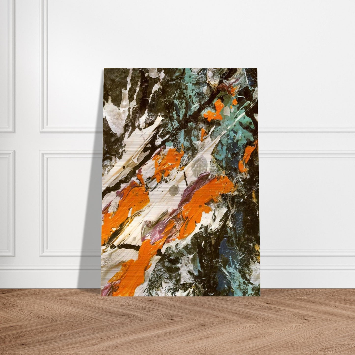 FULL FATHOM FIVE - Jackson Pollock Brushed Aluminum Print - 70x100 cm / 28x40 inches | Jackson Pollock Aluminum Print | Jackson Pollock Prints