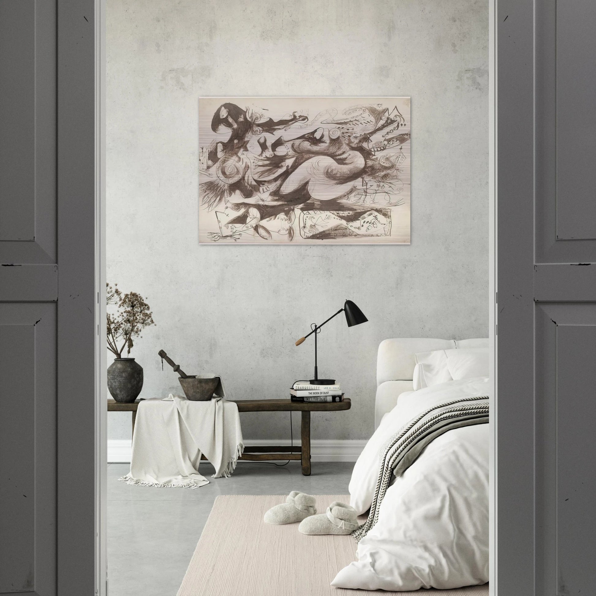 UNTITLED O CONNOR THAW 770 - Jackson Pollock Brushed Aluminum Print - 70x100 cm / 28x40 inches | Jackson Pollock Aluminum Print | Jackson Pollock Prints
