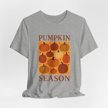 T-shirt de saison des citrouilles pour femmes Boho Citrouille