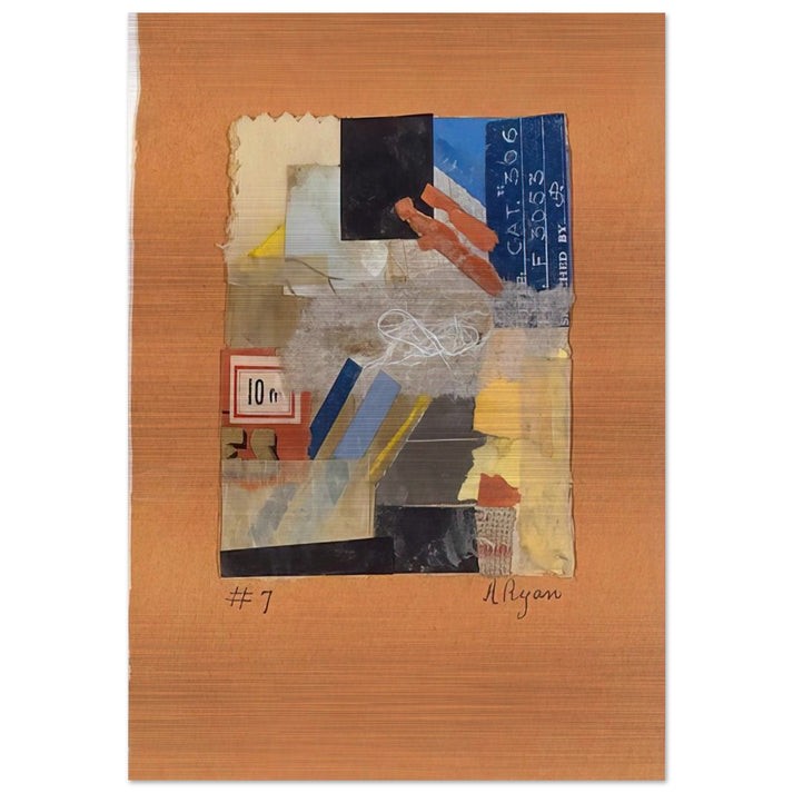 Number 7 - 1948 - Anne Ryan Brushed Aluminum Print - 70x100 cm / 28x40 inches | Anne Ryan Aluminum Print | Anne Ryan Prints