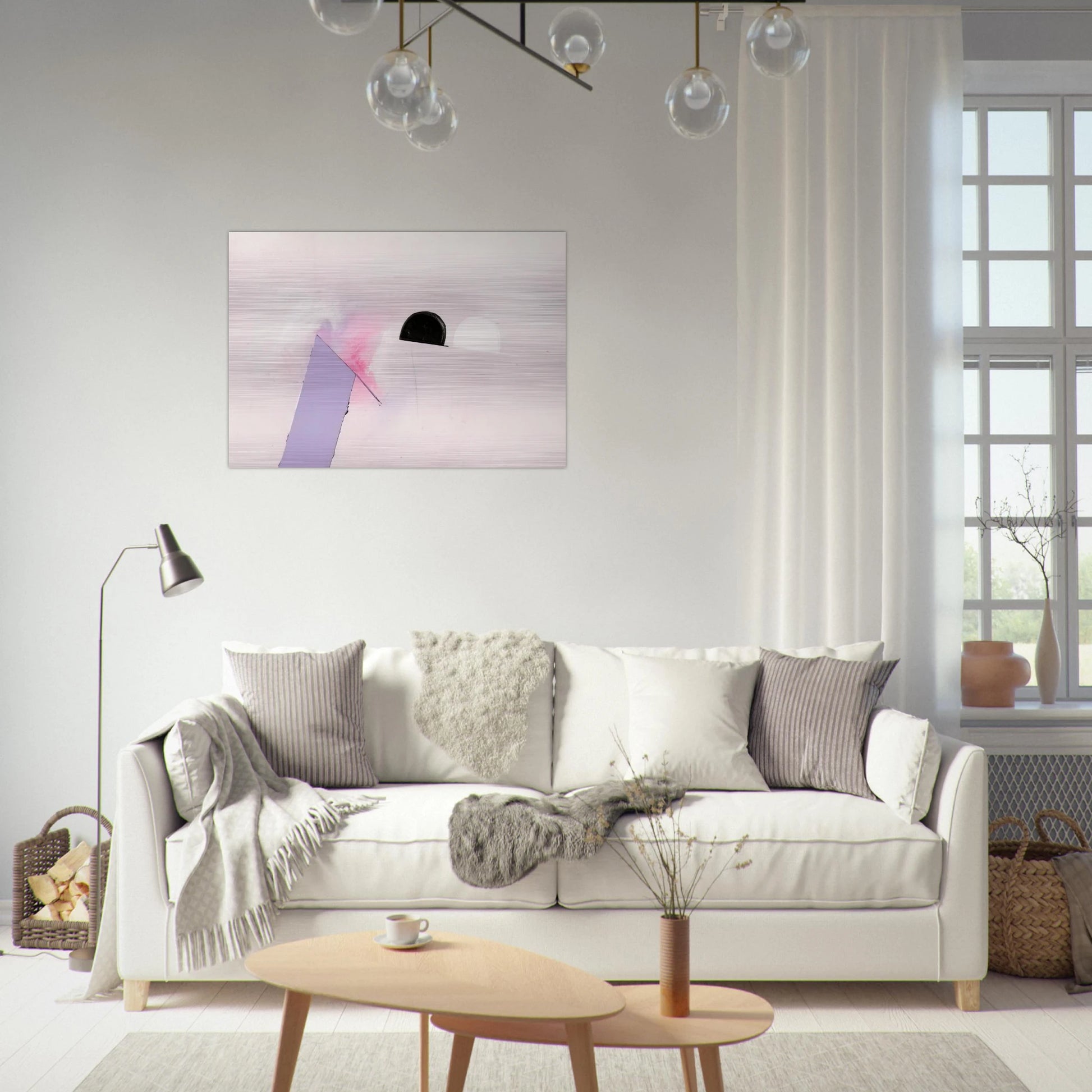 UNTITLED - Luis Feito Brushed Aluminum Print - 70x100 cm / 28x40 inches | Luis Feito Aluminum Print | Luis Feito Prints