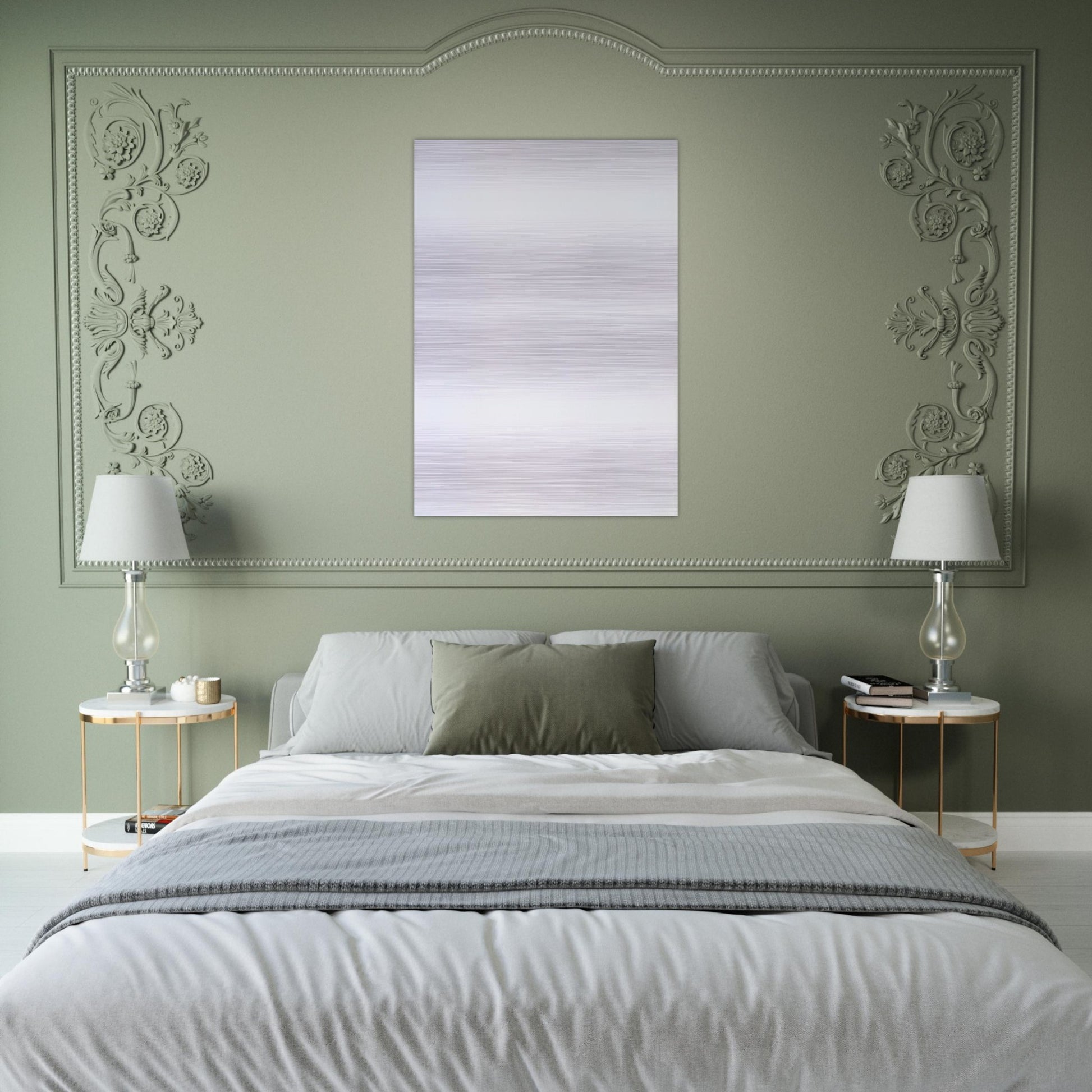 The Big N - Al Held Brushed Aluminum Print - 70x100 cm / 28x40 inches | Al Held Aluminum Print | Al Held Prints