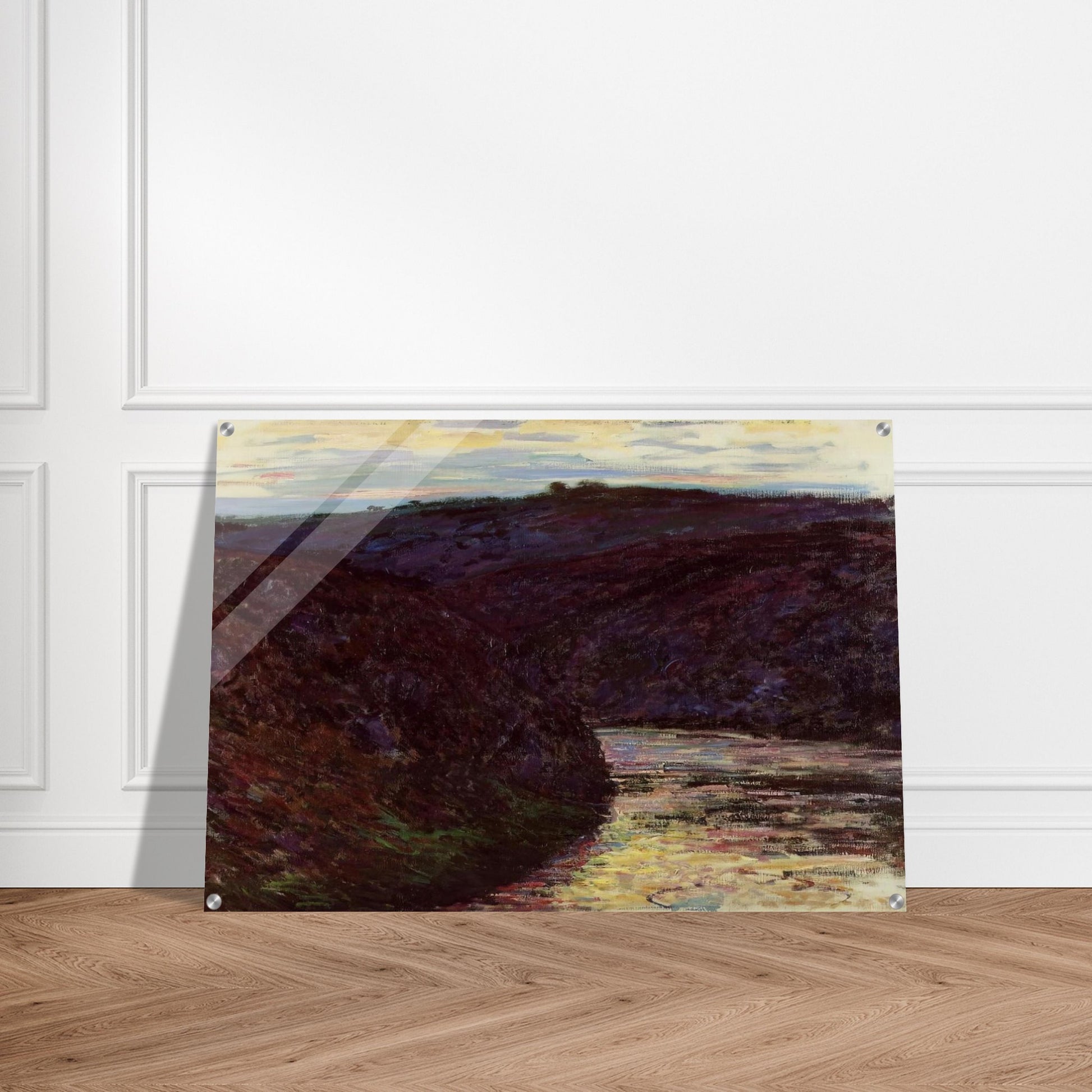Valley of the Creuse - claude monet Acrylic Print - 70x100 cm / 28x40″ inches