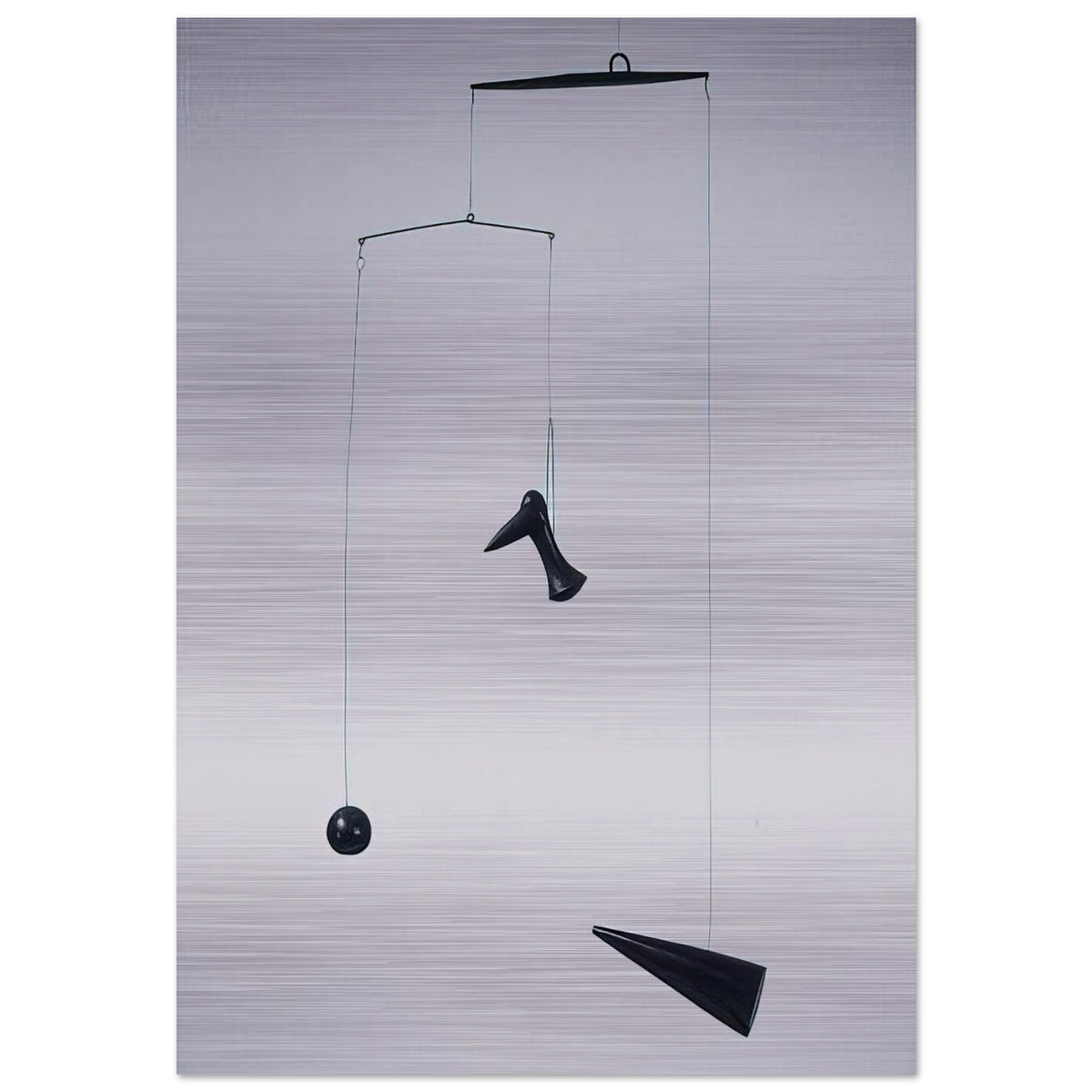 CONE DEBENE 1933 - Alexander Calder Brushed Aluminum Print - 70x100 cm / 28x40 inches | Alexander Calder Aluminum Print | Alexander Calder Prints