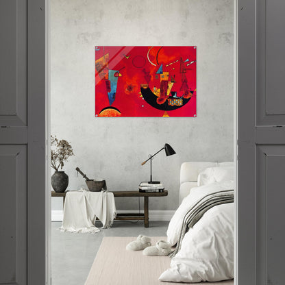 MIT UND GEGEN 1929 - Wassily Kandinsky Acrylic Print - 70x100 cm / 28x40″ inches