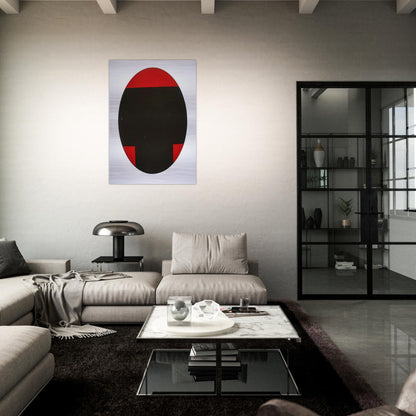 Big T - Hard Edge Painting - Leon Polk Smith Brushed Aluminum Print - 70x100 cm / 28x40 inches | Leon Polk Smith Aluminum Print | Leon Polk Smith Prints