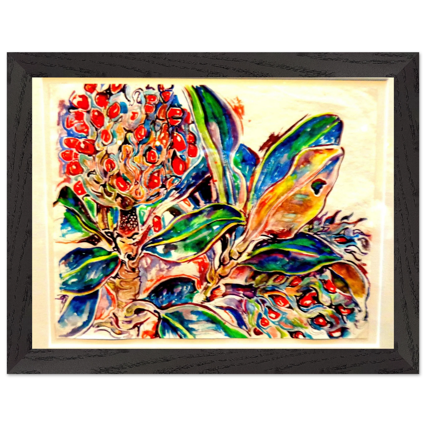 Walter Inglis Anderson - Walter Anderson Wall art - A1 (59.4 x 84.1  cm) - Premium Wooden Framed Poster With Fine Art Paper-canvas - Black frame