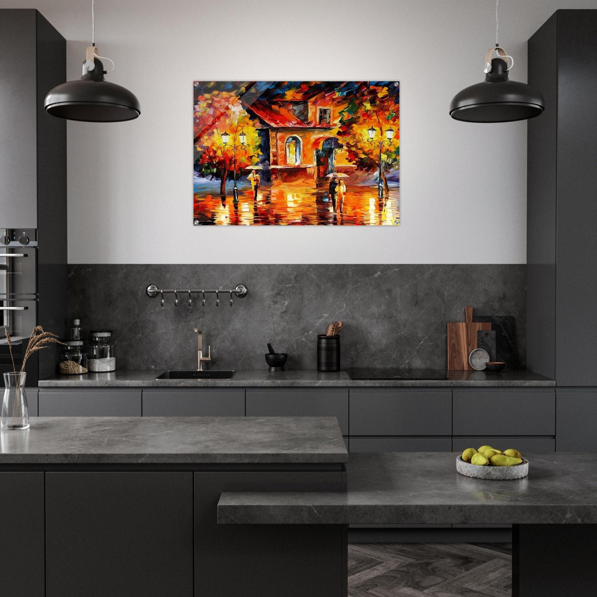 Leonid Afremov - Leonid Afremov Acrylic Print - 70x100 cm / 28x40″ inches