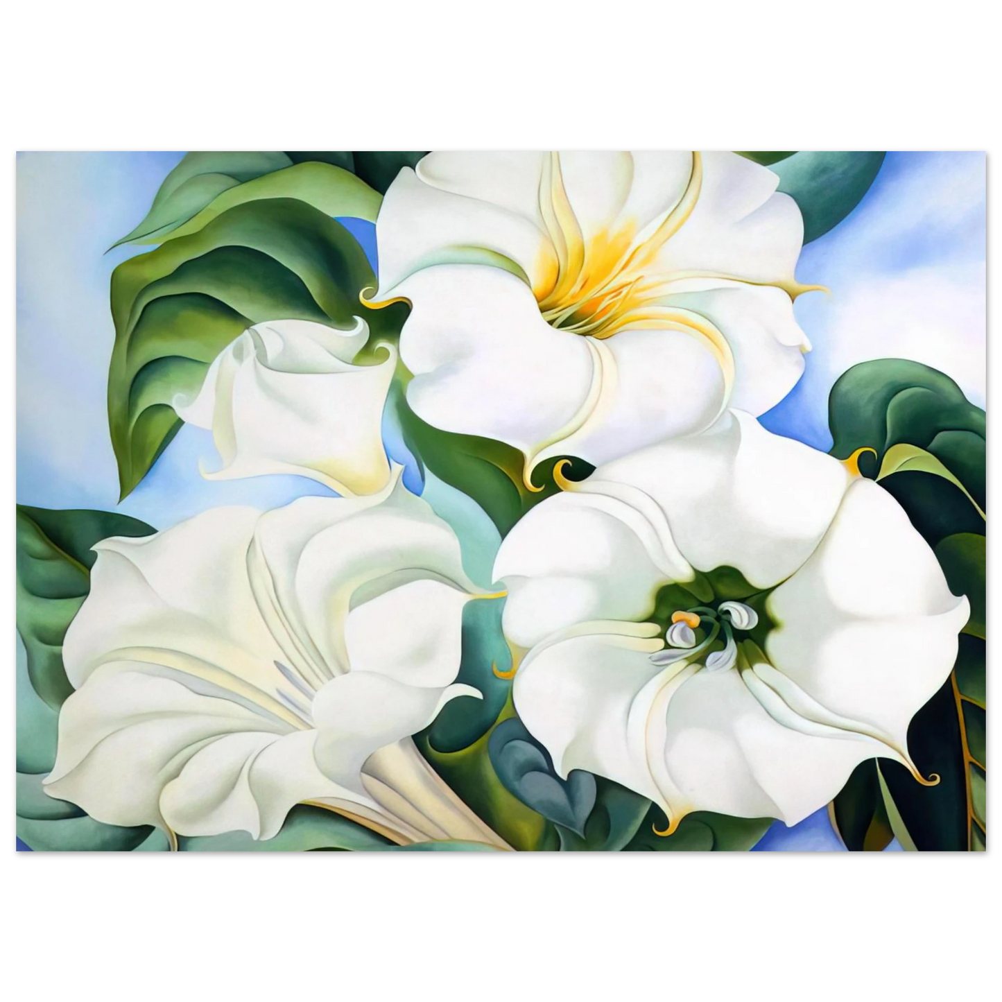 Georgia O'Keeffe - Jimson Weed 3 Fine Art Poster