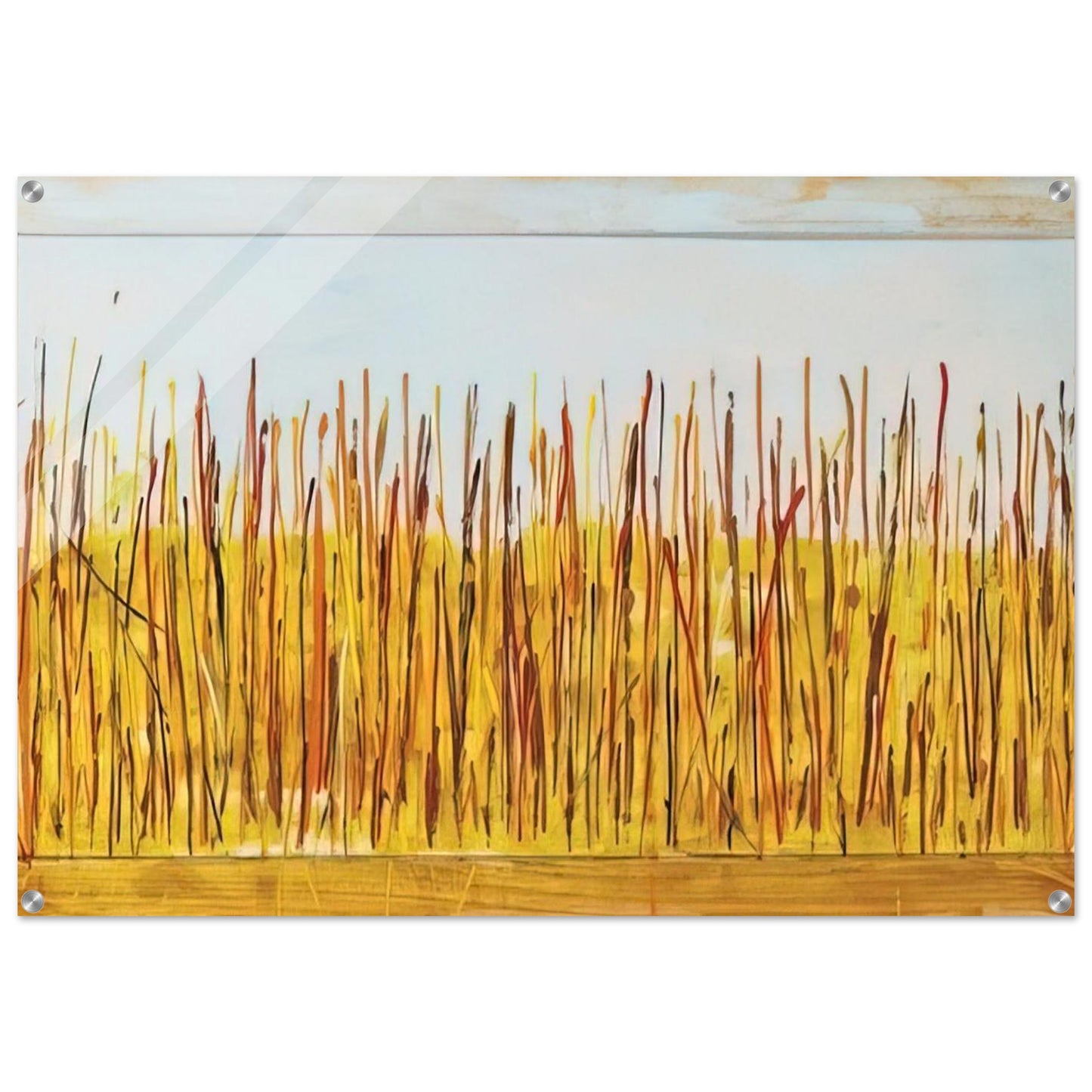 Campo di grano - 1984 - Mario Schifano Acrylic Print - 70x100 cm / 28x40″ inches