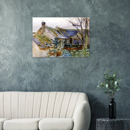 Cottage at Fairford, Gloucestershire - John Singer Sargent Brushed Aluminum Print - 70x100 cm / 28x40 inches | John Singer Sargent Aluminum Print | John Singer Sargent Prints