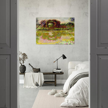 Rose Arches at Giverny - claude monet Acrylic Print - 70x100 cm / 28x40″ inches