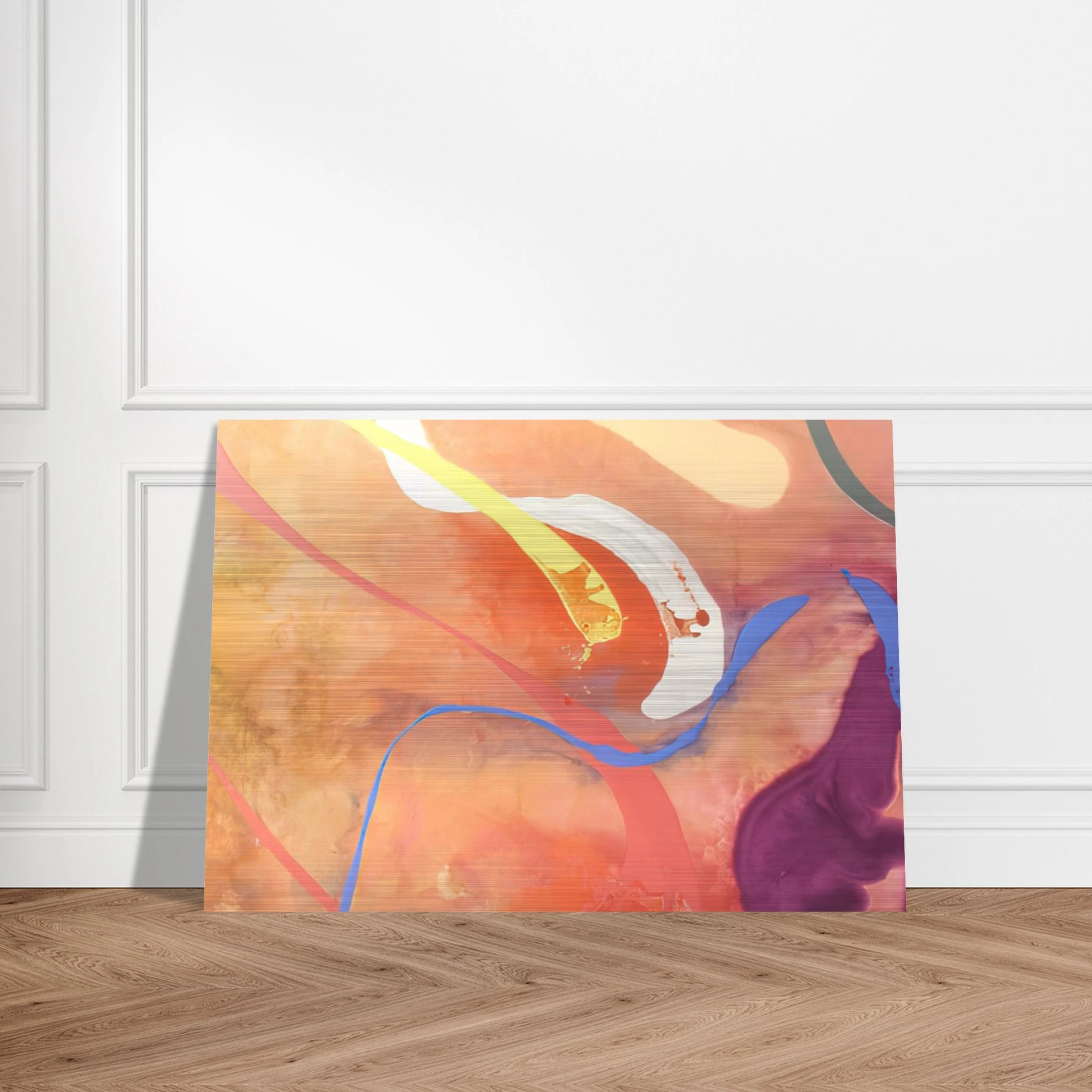 For Becky - 1969 - Ronnie Landfield Brushed Aluminum Print - 70x100 cm / 28x40 inches | Ronnie Landfield Aluminum Print | Ronnie Landfield Prints