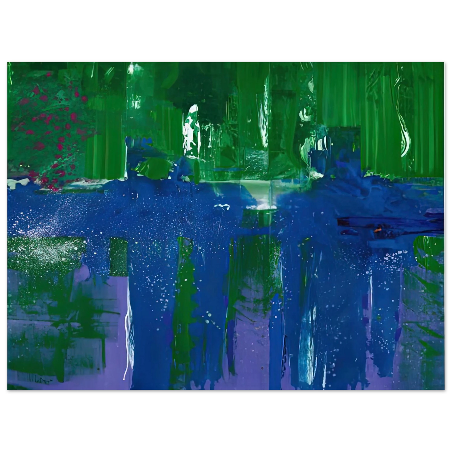 Helen Frankenthaler - Grotto, 1990- Wall Art - 28x40 inches / 70x70 cm - Canvas (Imperial)-canvas - -