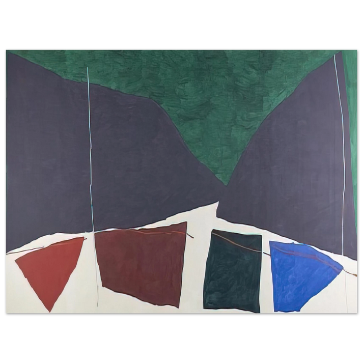 Ray Parker - Untitled - 1982  75x100 cm / 30x40inches Fine Art Poster