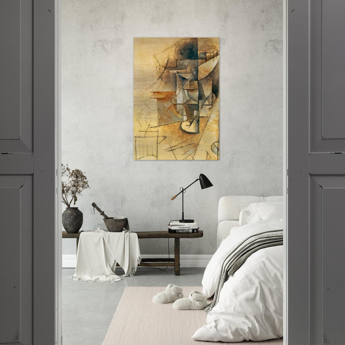 A glass - Pablo Picasso Brushed Aluminum Print - 70x100 cm / 28x40 inches | Pablo Picasso Aluminum Print | Pablo Picasso Prints
