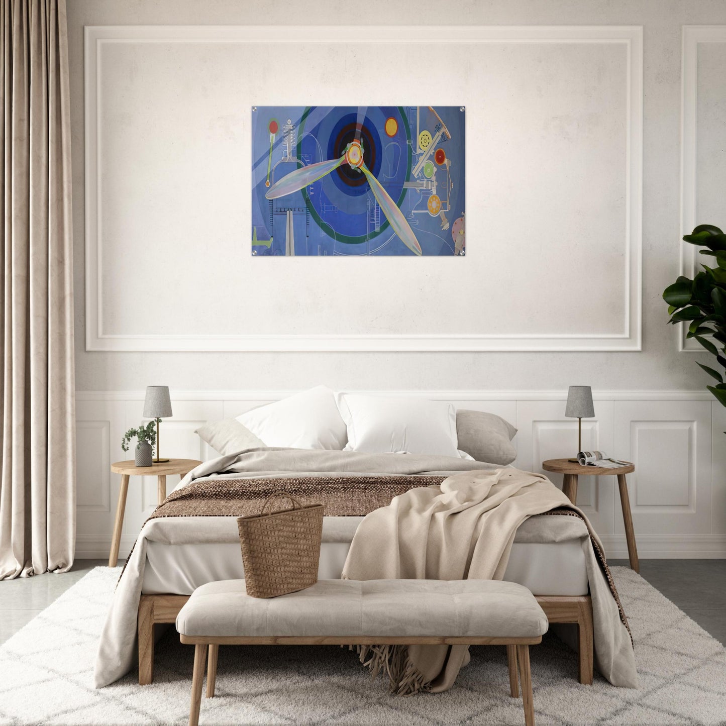 HELICE DECORATION POUR LE PALAIS DE L AIR EXPOSITION INTERNATIONALE DES ARTS ET DES TECHNIQUES DANS 1937 - Sonia Delaunay Acrylic Print - 70x100 cm / 28x40″ inches