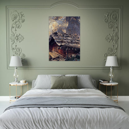 Brenva Glacier - John Singer Sargent Brushed Aluminum Print - 70x100 cm / 28x40 inches | John Singer Sargent Aluminum Print | John Singer Sargent Prints