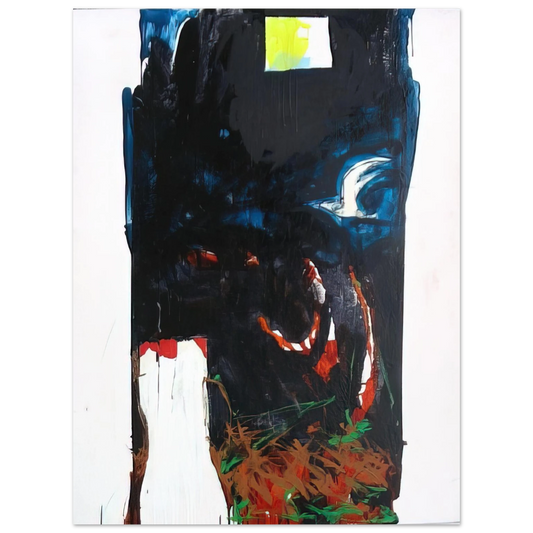 Mario Schifano - Nottetempo - 1991  75x100 cm / 30x40inches Fine Art Poster