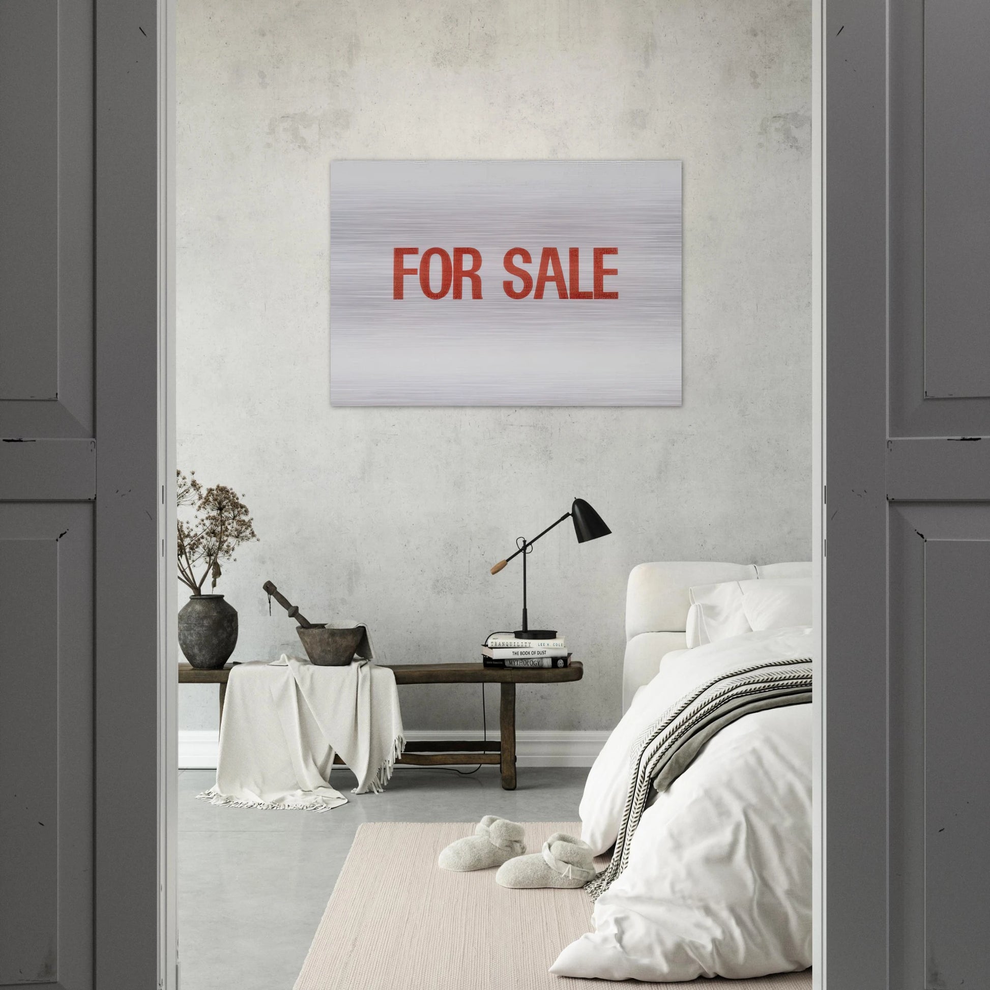 For Sale - 1962 - Billy Apple Brushed Aluminum Print - 70x100 cm / 28x40 inches | Billy Apple Aluminum Print | Billy Apple Prints