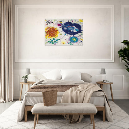 Senza Titolo III - Sam Francis Acrylic Print - 70x100 cm / 28x40″ inches