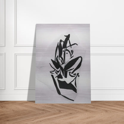 Torn-Up Woodcut - Jean Arp Brushed Aluminum Print - 70x100 cm / 28x40 inches | Jean Arp Aluminum Print | Jean Arp Prints
