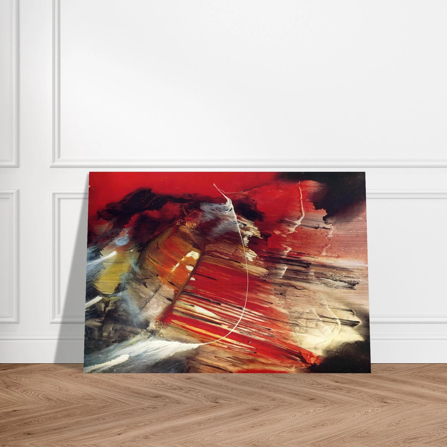 Dakota Ridge - 1958 - Paul Jenkins Brushed Aluminum Print - 70x100 cm / 28x40 inches | Paul Jenkins Aluminum Print | Paul Jenkins Prints
