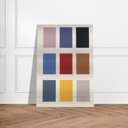 COLOR CHART NO 139 1 1966 - Gerhard Richter Brushed Aluminum Print - 70x100 cm / 28x40 inches | Gerhard Richter Aluminum Print | Gerhard Richter Prints