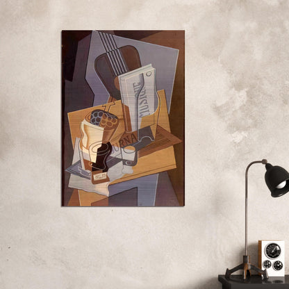 THE BOOK OF MUSIC 1922 - Juan Gris Brushed Aluminum Print - 70x100 cm / 28x40 inches | Juan Gris Aluminum Print | Juan Gris Prints