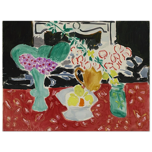 Henri Matisse - ROSES DE NOEL ET SAXIFRAGE 1944  75x100 cm / 30x40inches Fine Art Poster