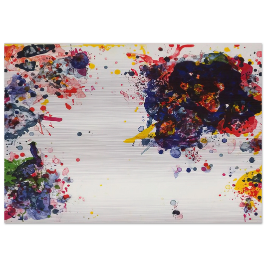 Speck - Sam Francis Brushed Aluminum Print - 70x100 cm / 28x40 inches | Sam Francis Aluminum Print | Sam Francis Prints