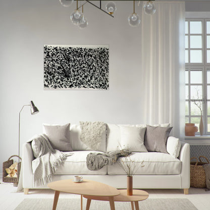 COMPOSITION - Henri Michaux Brushed Aluminum Print - 70x100 cm / 28x40 inches | Henri Michaux Aluminum Print | Henri Michaux Prints