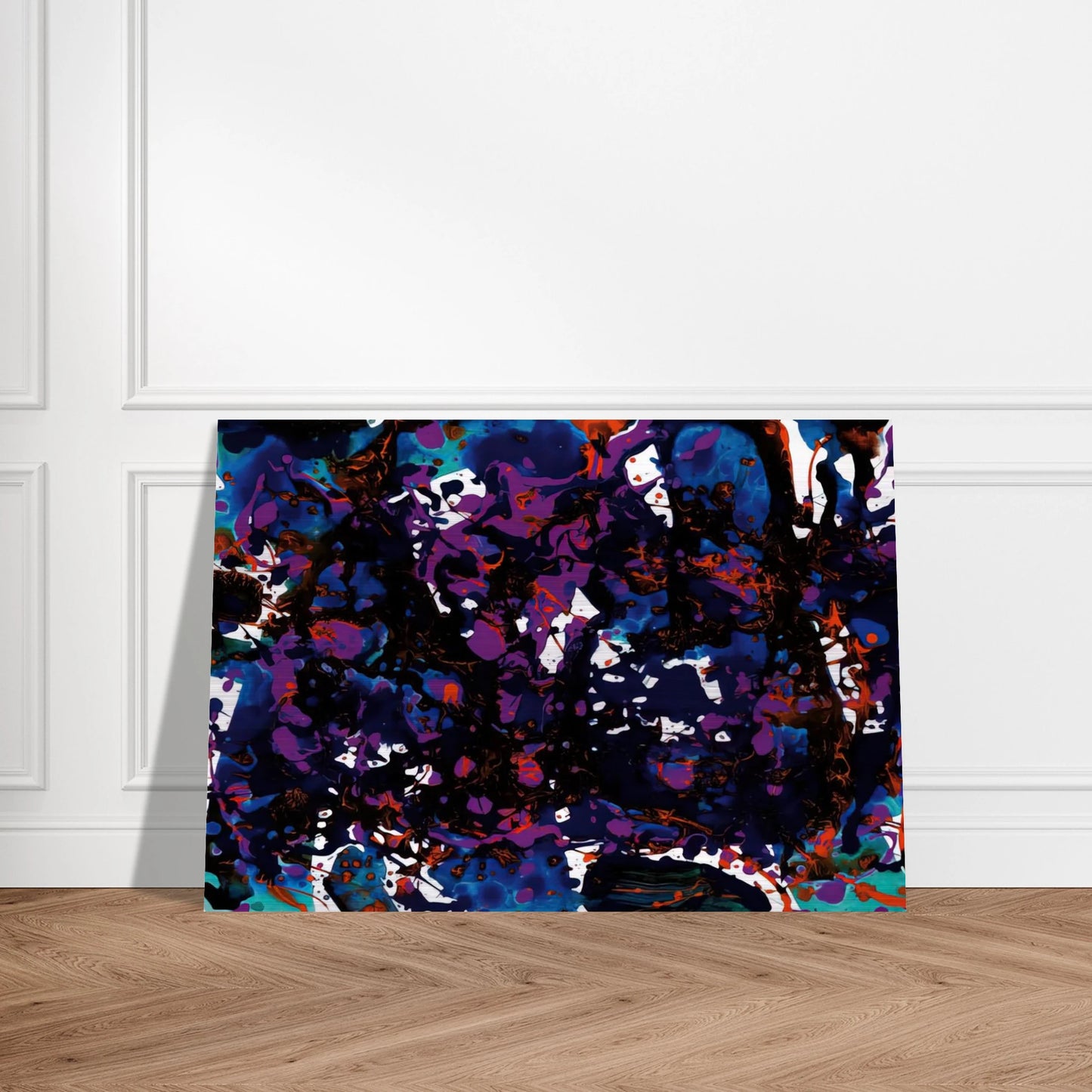 Untitled  SFP94-3  SF94-024  - Sam Francis Brushed Aluminum Print - 70x100 cm / 28x40 inches | Sam Francis Aluminum Print | Sam Francis Prints