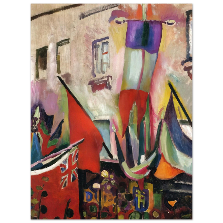Raoul Dufy - FLAGS 1906  75x100 cm / 30x40inches Fine Art Poster